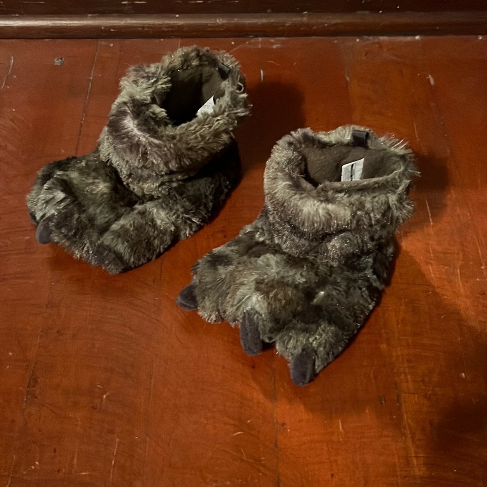 Fuzzy Dinosaur Slipper Shoes